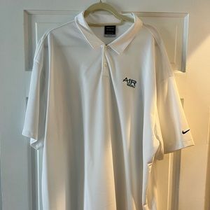 NikeGolf Dri-Fit Golf Polo / White - 3XL